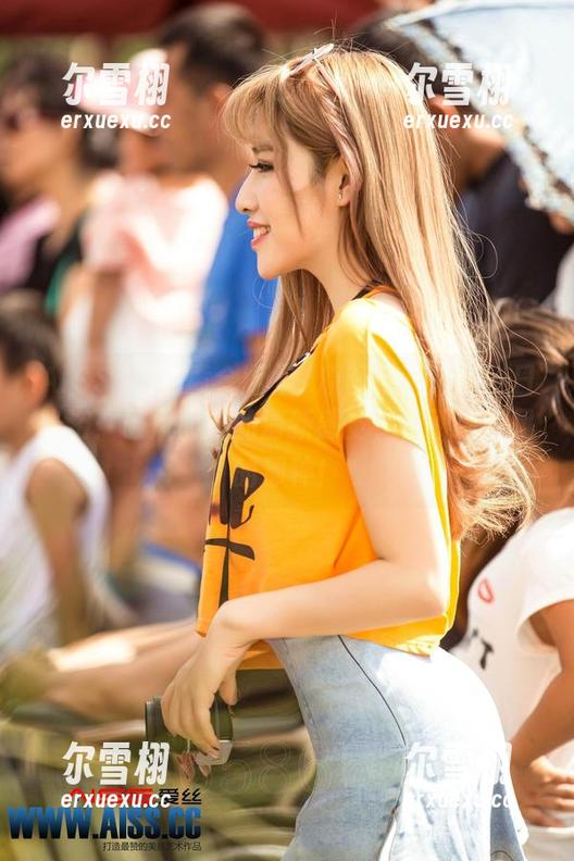 AISS爱丝(黄金版) - 原图来啦！若兮日光浴：破风而来的清新感觉，但不带凉风的那种！