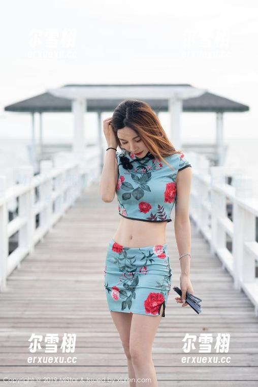 MiStar魅妍社-芝芝Booty MiStar魅妍社 - 当芝芝Booty穿上礼服,图片中的氛围让我觉得时光都暂停了!