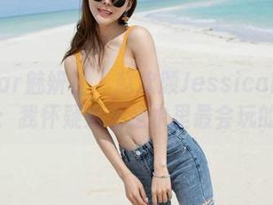 MiStar魅妍社 – 赵欢颜Jessica的泳池图集：我怀疑她才是水里最会玩的人。